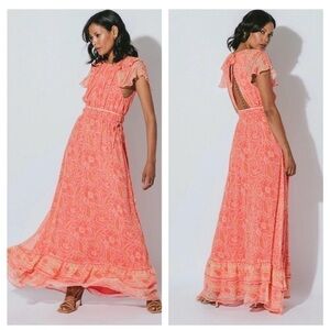 NWT Cleobella Hannah Maxi Dress - Blossom Block Print – Size M